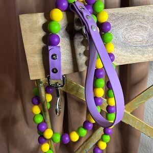 Custom Mardi Gras Leash